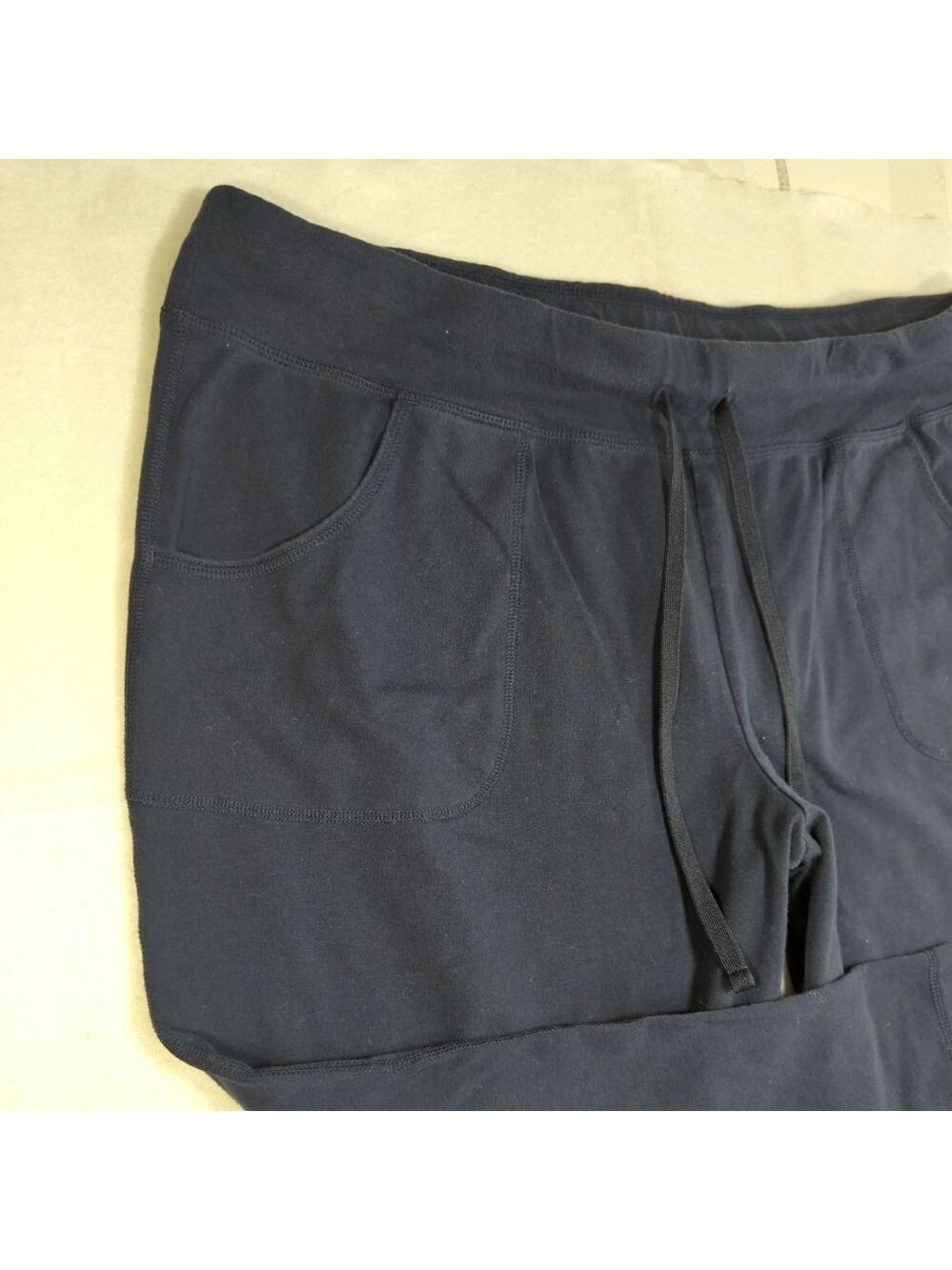 Women's Athletic Works Navy Knit Capri Pants Size XXL - Picture 9 of 10